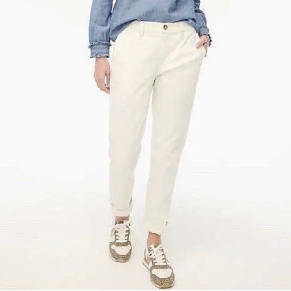 NWOT J Crew High Rise Girlfriend Chino Size 4